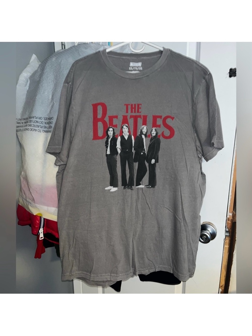 The Beatles Retro Short Sleeve Band Tee Soft Distressed Tailgate Rock T Shirt